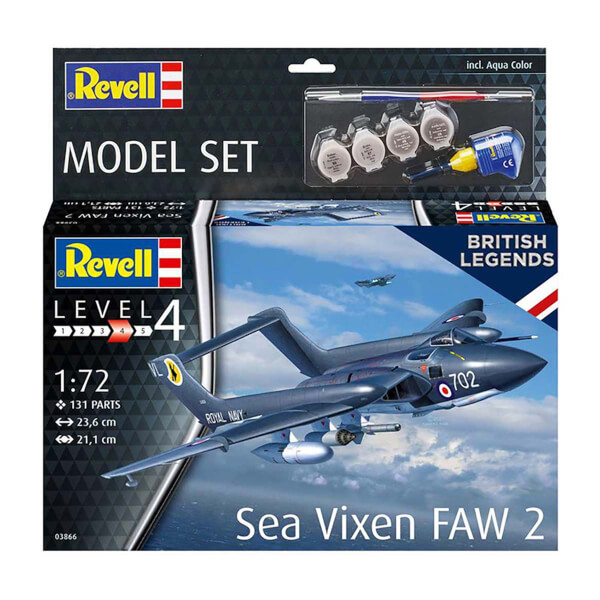 Revell 1:72 Sea Vixen Faw2 Uçak VBU63866