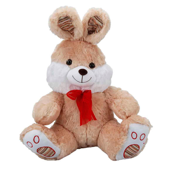 Kurdelalı Tavşan Peluş 40 cm.