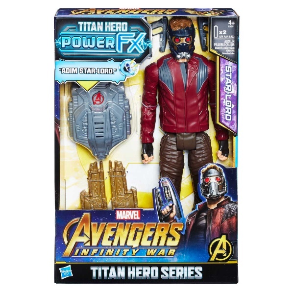 Avengers Infinity War Titan Hero Power FX Star-Lord Figür 30 cm.