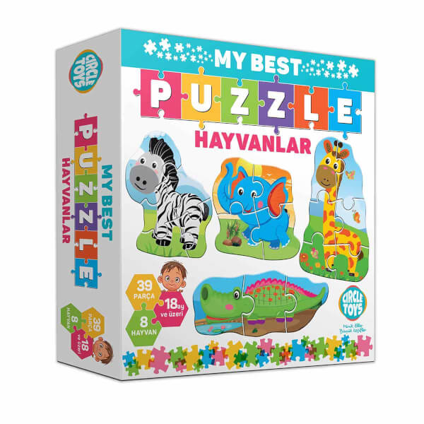 Circle Toys My Best Puzzle Hayvanlar