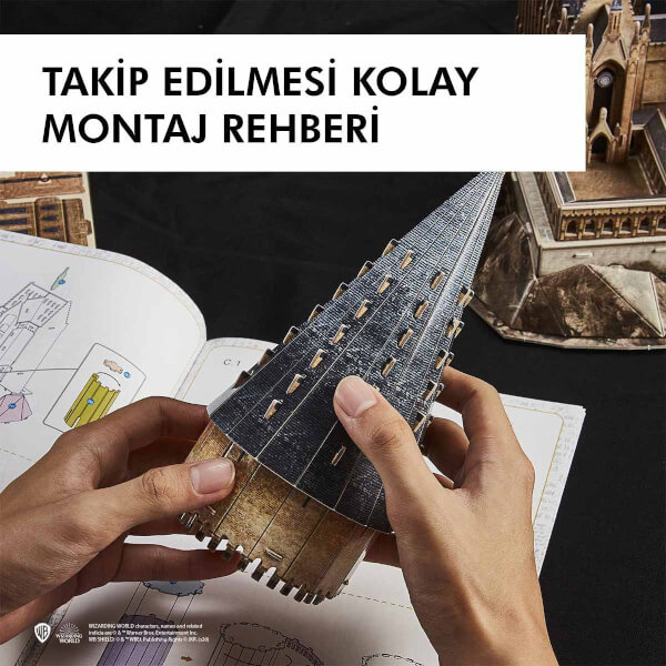 187 Parça 3D Puzzle: Harry Potter Hogwarts Büyük Salon