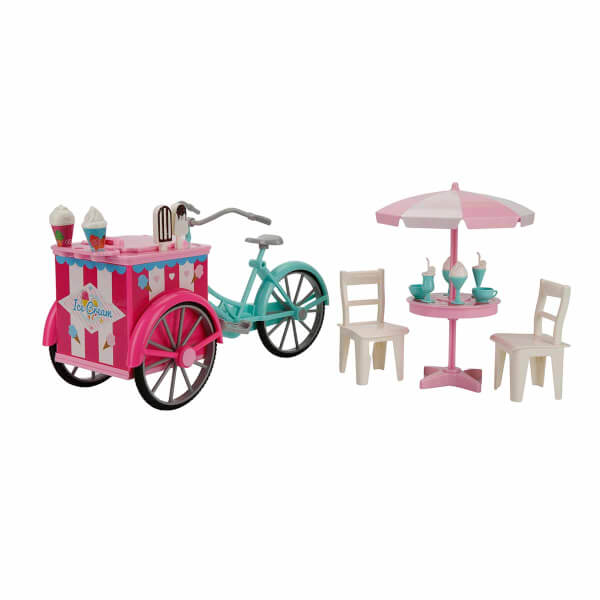 Müzikli ve Işıklı Dondurma Dükkanı Bisikleti Oyun Seti