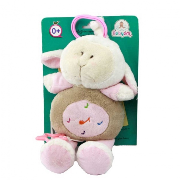 Babycim Müzikli Çıngırak Peluş Kuzu