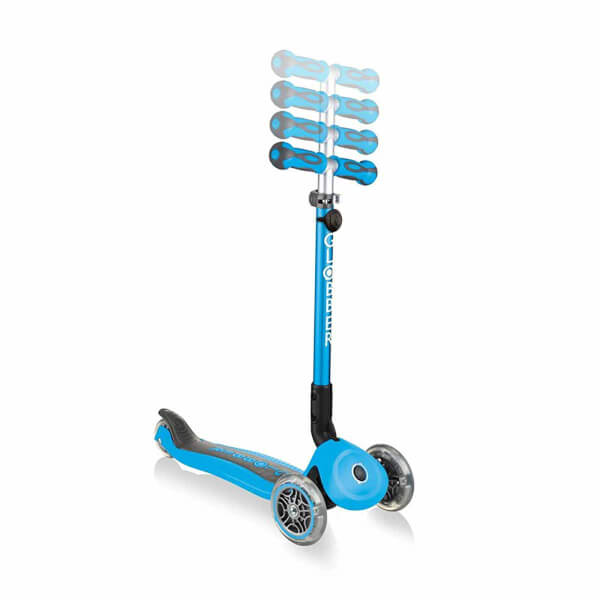 Globber Go Up Deluxe 3 Tekerlekli Katlanabilir 3’ü 1 Arada Mavi Scooter