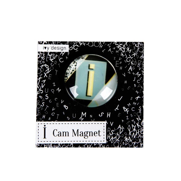 İ Harfi Cam Magnet