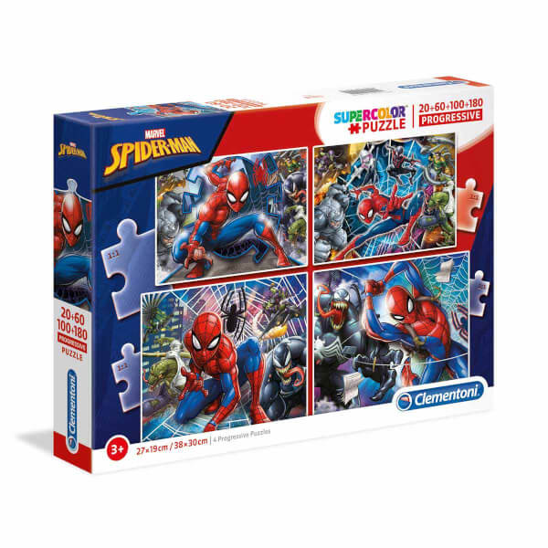 20 + 60 + 100 + 180 Parça Puzzle : Spiderman