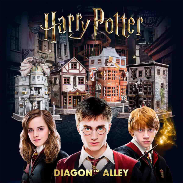 273 Parça 3D Puzzle: Harry Potter Diagon Yolu 4 Bina