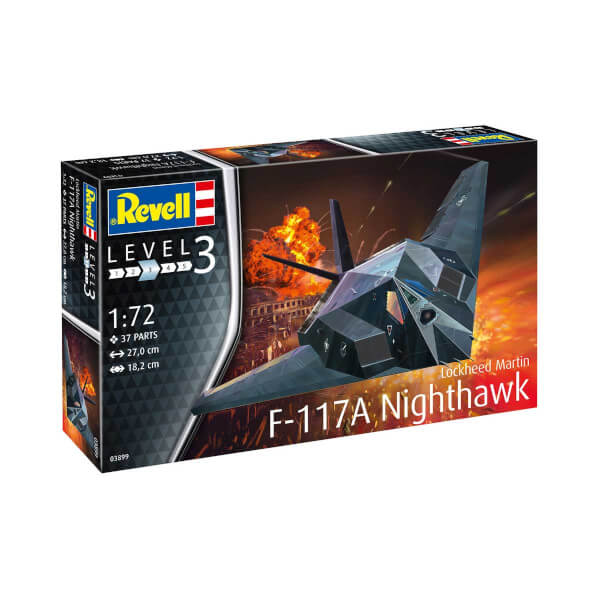 Revell 1:72 F-117 Stealth Fighter Uçak 3899
