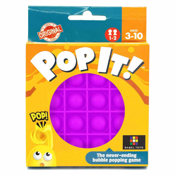 Push Pop Bubble Pop It Duyusal Oyuncak Özel Pop Stres Yuvarlak Mor 2156