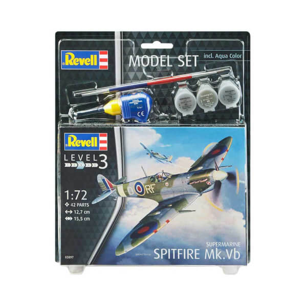 Revell 1:72 Spitfire Model Set Uçak 63897