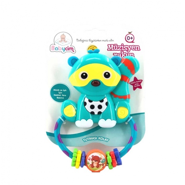 Babycim Müzikli ve Işıklı Müzisyen Rakun 