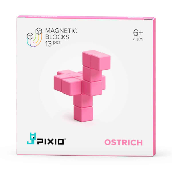 Pixio Pink Ostrich İnteraktif Mıknatıslı Manyetik Blok