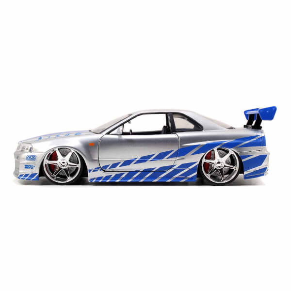 1:24 Fast Furious Brian’s Nissan Skyline GT-R Araba