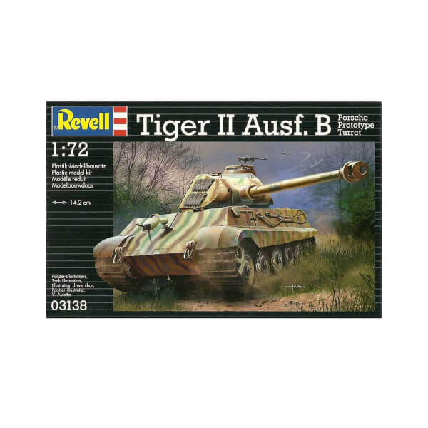 Revell 1:72 Tiger ll Ausf B Tank 3138