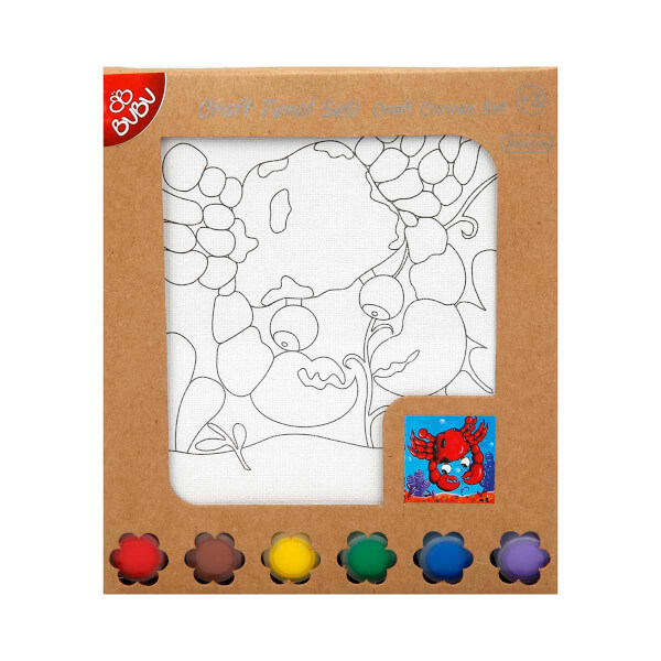 BuBu Craft Tuval Boyama Seti 15 x 15 cm.