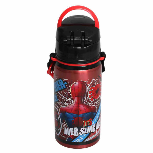 Spiderman Salto Web Slinging Time Çelik Matara 500 ml 42074