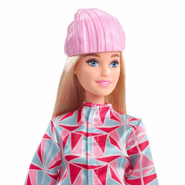 Barbie Snowboard Sporcusu Bebek HCN32