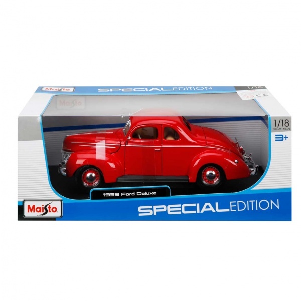 1:18 Maisto Ford Deluxe Tudor 1939 Model Araba
