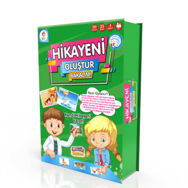 Hikayeni Oluştur Bakalım Eğitici Eğlenceli Oyun Kartları 25 Parça