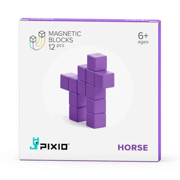Pixio Violet Horse İnteraktif Mıknatıslı Manyetik Blok
