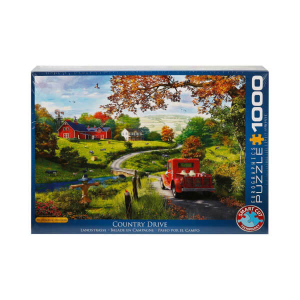 1000 Parça Puzzle : Country Drive - Dominic Davidson