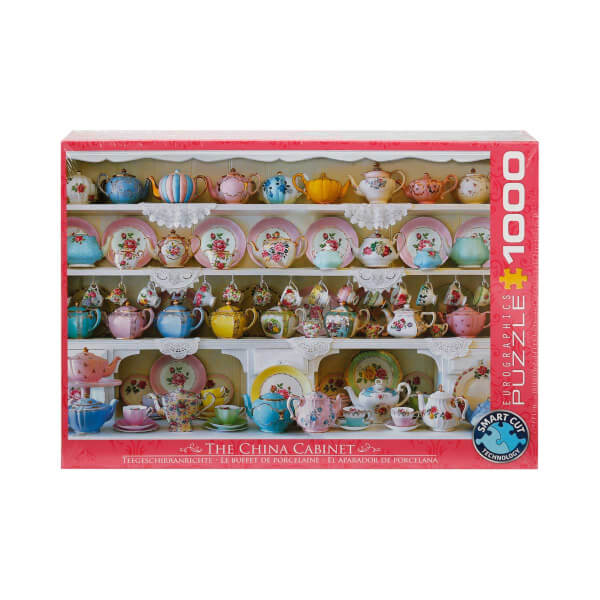 1000 Parça Puzzle : The China Cabinet