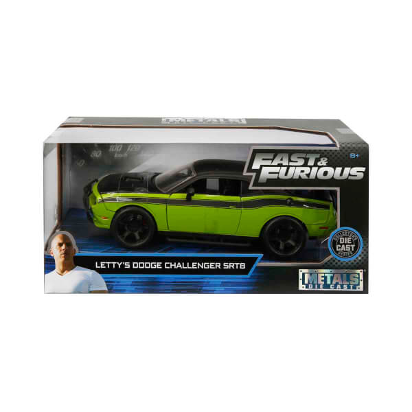 1:24 Fast Furious Letty's Dodge Challenger SRT8 Araba 