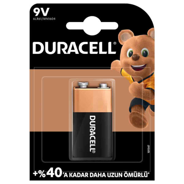 Duracell Pil 9V Kart  