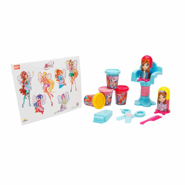Crafy Winx Sihirli Salon Oyun Hamur Seti 15 Parça