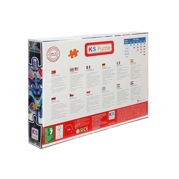 50 Parça Puzzle: PJMasks