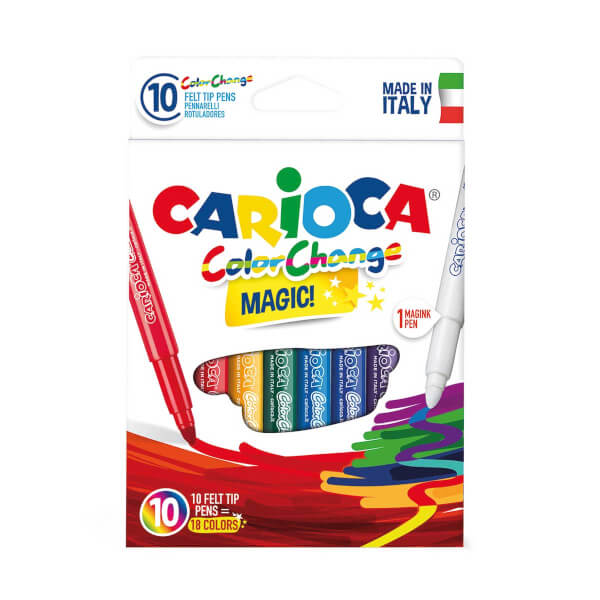 Carioca Renk Değiştiren Sihirli Keçeli Boya Kalemi 9+1