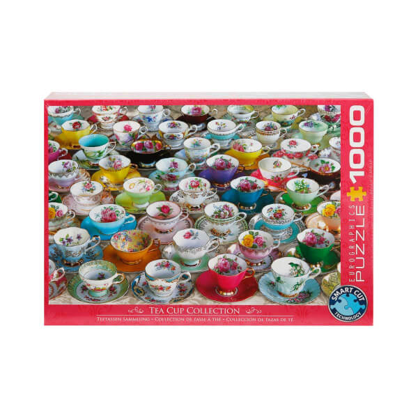 1000 Parça Puzzle : Tea Cup Collection