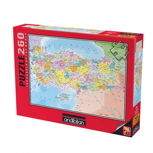 260 Parça Puzzle : Türkiye Siyasi Haritası