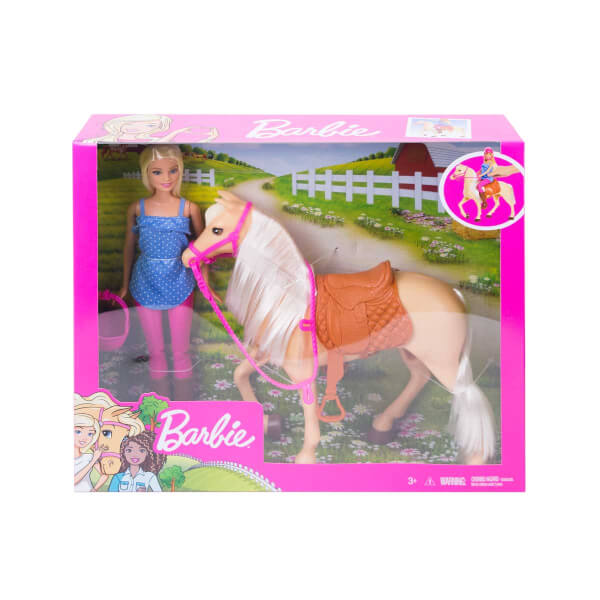 Barbie Bebek ve Güzel Atı Oyun Seti FXH13