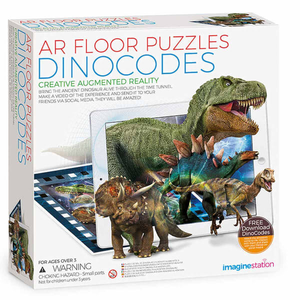 AR Floor Puzzles Dinocodes Arttırılmış Gerçeklik Puzzle