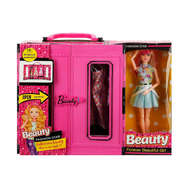 Beauty Fashion Star Bebek ve Çantalı Elbise Gardırobu