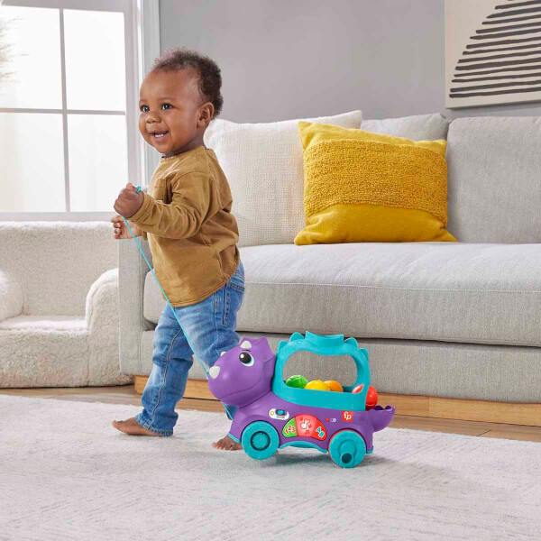 Fisher Price Sesli ve Işıklı Eğlenceli Dinozor HNR55