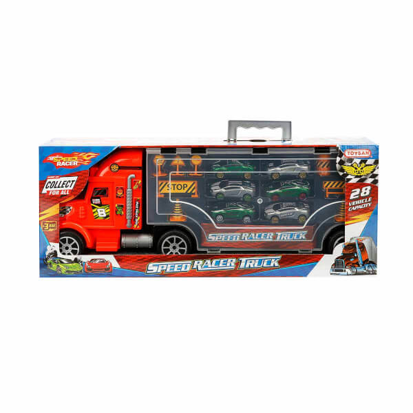 Speed Racer 6 Araçlı Çantalı Transporter