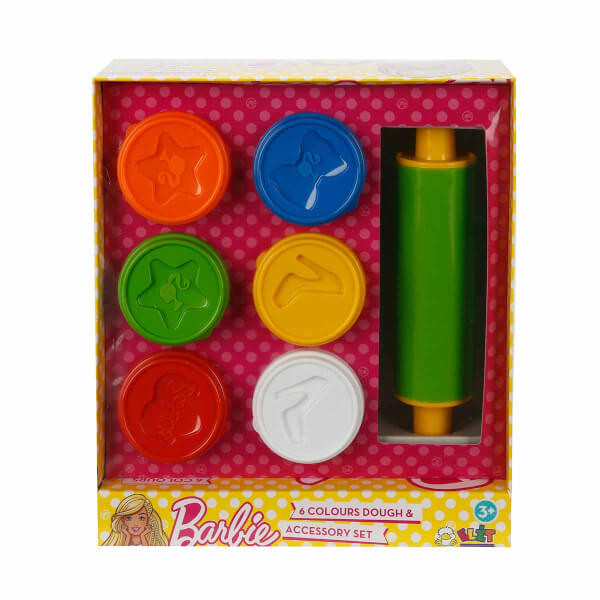 Barbie Merdaneli Oyun Hamuru Seti 6 Parça