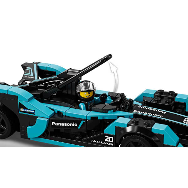 LEGO Speed Champions Formula E Panasonic Jaguar Racing GEN2 Araba ve Jaguar I-PACE eTROPHY 76898