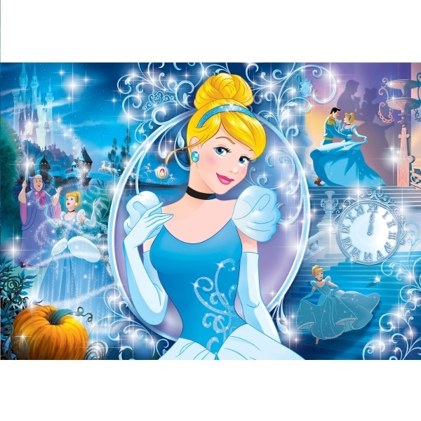104 Parça Puzzle : Brilliant Princess Cinderella
