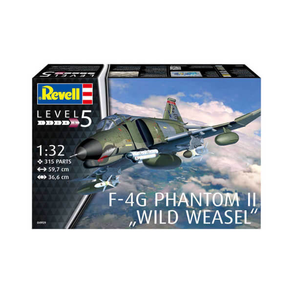 Revell 1:32 F 4G Phantom Wild Weasel Uçak 4959