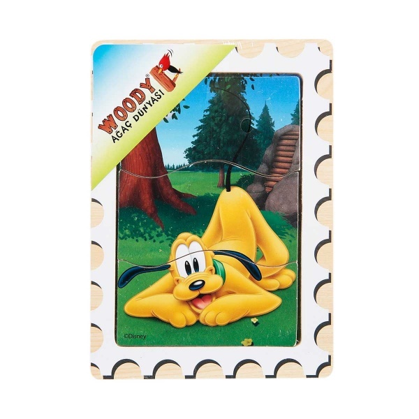 Mickey Mouse Ahşap Puzzle 3 Parça 