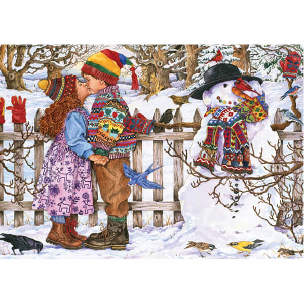 500 Parça Puzzle : İlk Öpücük 