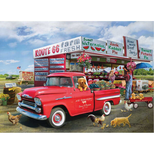 1000 Parça Puzzle : Chevrolet The Apache Truck
