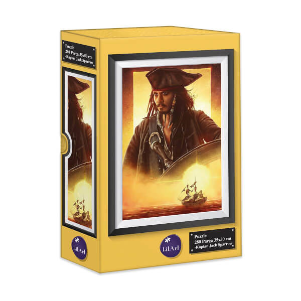 280 Parça Puzzle : Kaptan Jack Sparrow