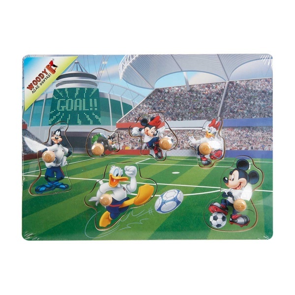 Mickey Mouse Ahşap Bultak Tutmalı