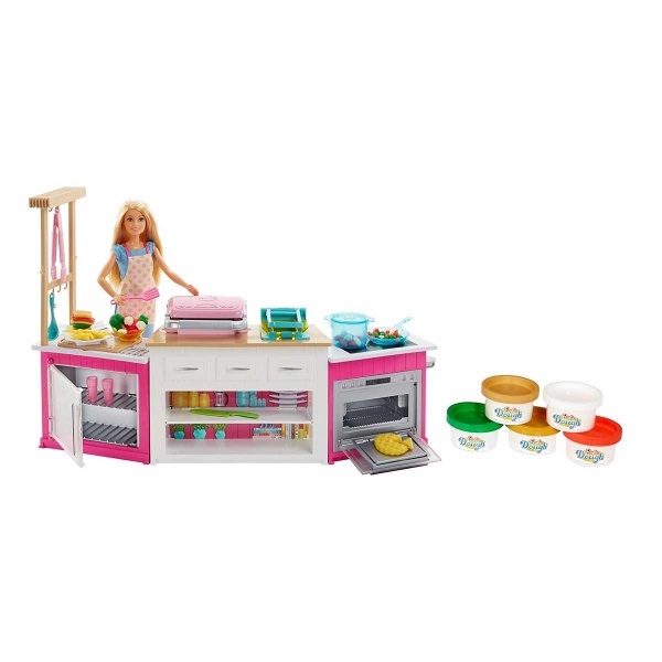 Barbie'nin Mutfak Dünyası Oyun Seti FRH73