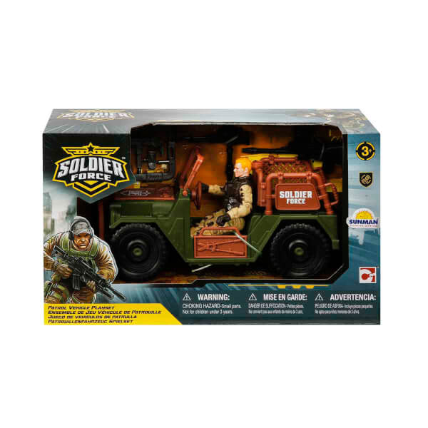 Soldier Force Askeri Araçlı Oyun Set