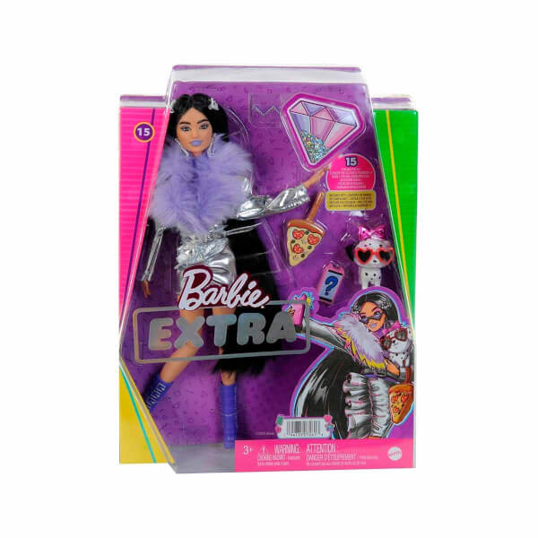 Barbie Extra Mor Botlu Bebek HHN07